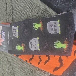 Twisted toes Halloween socks